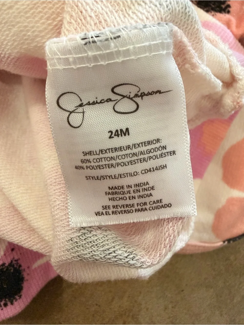 Jessica Simpson Toddler Girl Casual Everyday Set 24M